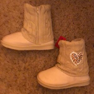 Saraby Toddler Gurls Faux Suede Winter Boots